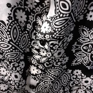 Black & White Blouse